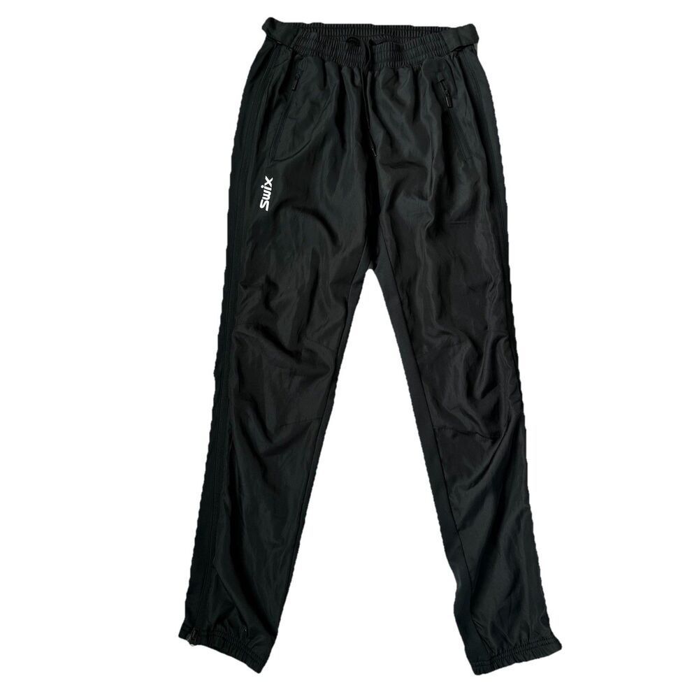 Swix Universal Black Pants Women’s Size Large L Full Zip Winter Skiing